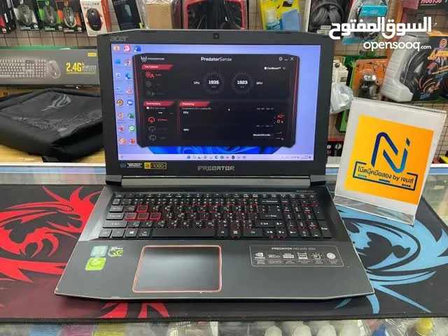 Yassin pc PREDATOR HELIOS 300 • Processeur: I7-7700HQ • Memoire vive: 16 GB 2400 MHZ • Stockage: