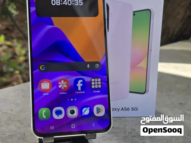جهاز SAMSUNG A56 لون خرافي بحالة الجديد تماما للبيع بسعر جيد