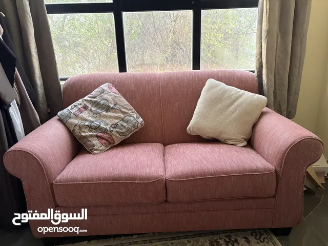 Cozy pink sofa