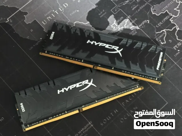 رامات 32 قيقا - HyperX 32GB 16X2 DDR4