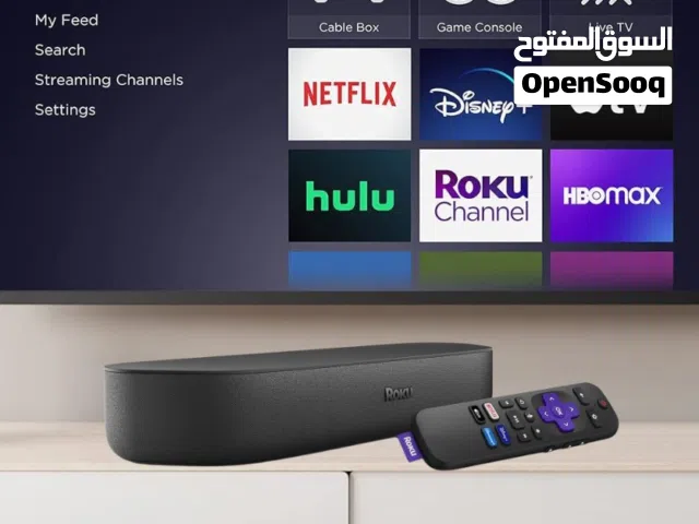 جهاز ROKU ساند بار مع سماعات مع شترك lptv