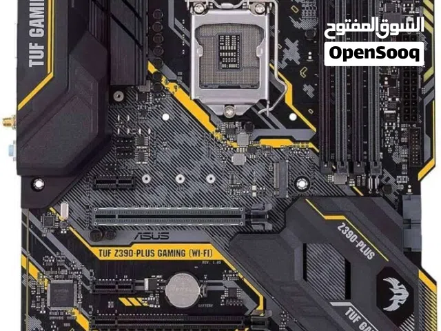 لوحه asus tuf gaming z390 plu   قيمنق   للبيع تقبل جيل تامن و تاسع  استعمال انظيف اداء عالي جدا