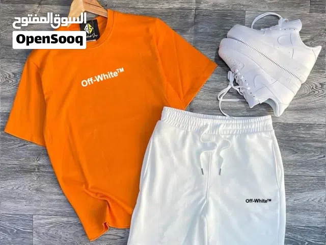 طقم صيفي أوف وايت خامة مبرد Off-White Tracksuit