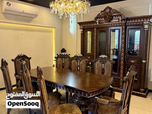 تم تنزيل السعر   لقطة فخامة لا تعوض  طقم سفرة ملكي 8 كراسي + بوفيه مستورد أجنبي