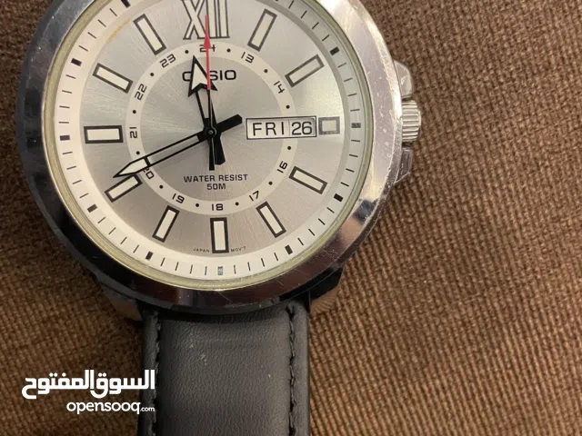 ساعة كاسيو يابانية مستعملة للبيع