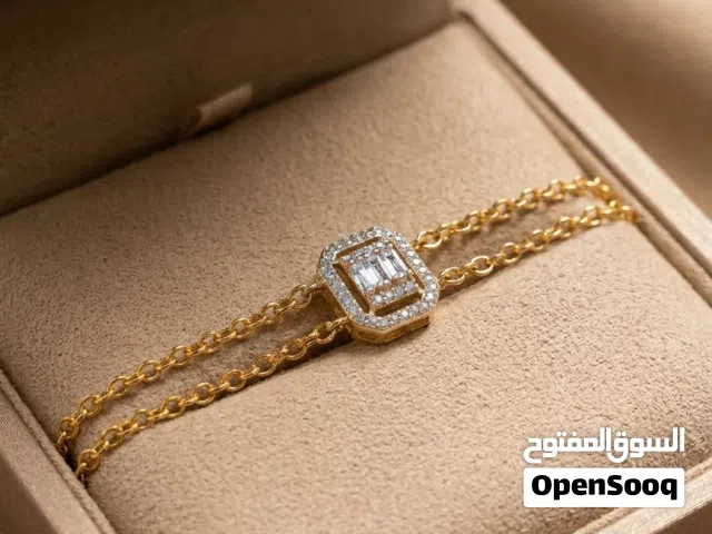 أساور من إكسسوارات الذهب الإيطالي المطلي