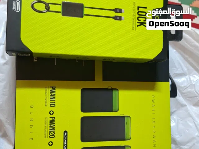 للبيع شاحن متنقل باور بانك شركة GOUI  10 ألف 6 دينار 20 ألف 10 دينار الواير تايب سي صوبين 3 دينار قص