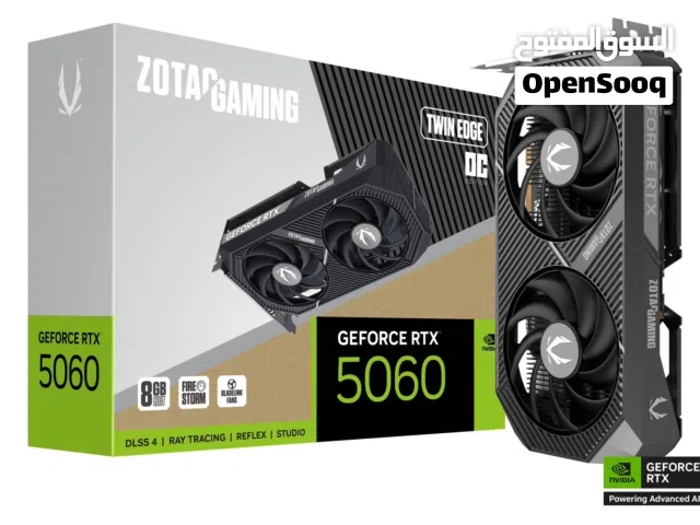 متوفر كروت شاشة جديدة available new Rtx 5060 5060ti 5070 للبيع فقط