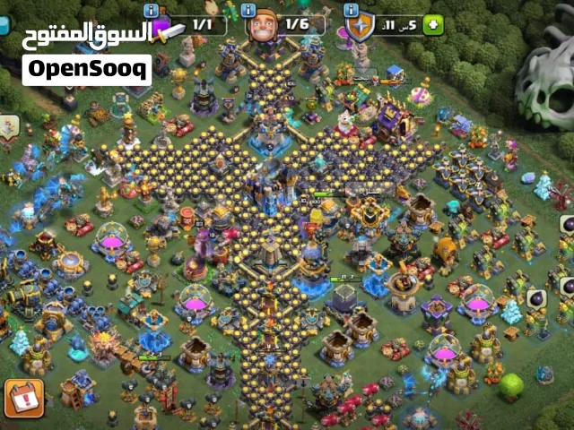 حسابين كلاش اوف كلانس للبيع مستعجل
