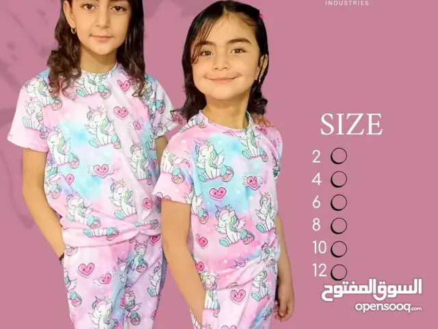 طقم العيد للبنات الحلوين المقاسات: من 2 لـ 12 سنين الخامه سمر ميلتون