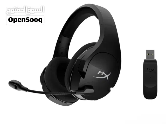 سماعات hyper x black edition wireless السماعه نضيفه وما تشتكي من اي شي