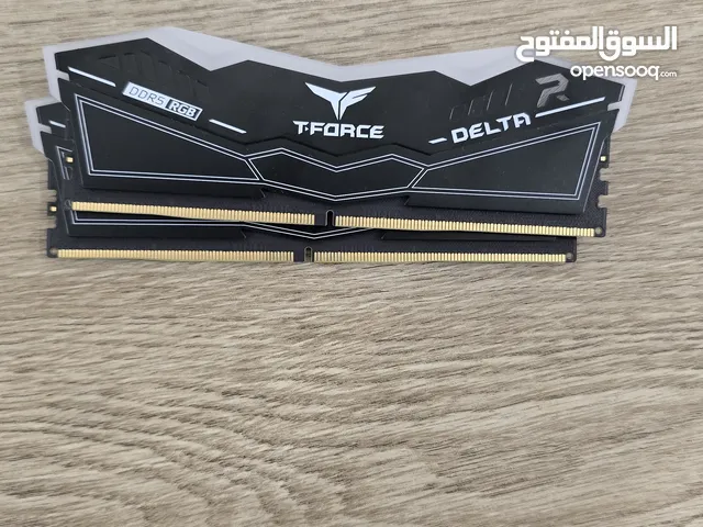 ram 16gb رامات بحالة الوكالة 16 قيقا 5200 هرتز 5200MHz cl40 نظيفة لون اسود مع لمبات rgbcl40