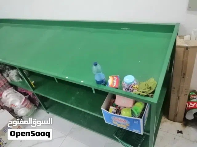 Vegetable stand, green color, 6mtr long