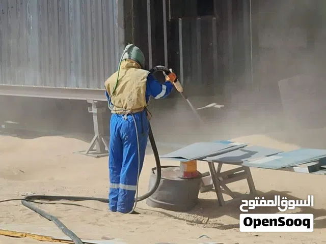رماله لترميل وتنضيف الواجهات والحديد ماواجدين في جميع أنحاء المملكة العربية السعوديه