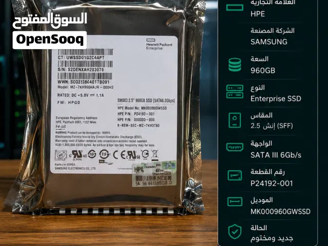 SSD HPE Enterprise 960GB SATA