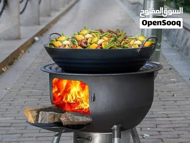 موقد تخييم محمول متعدد الاستخدامات   استمتع بأجواء التخييم مع موقد عملي مصنوع من الفولاذ المقاو