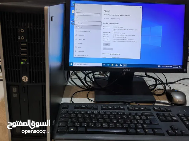 كمبيوتر hp core i5 مع جميع الملحقات