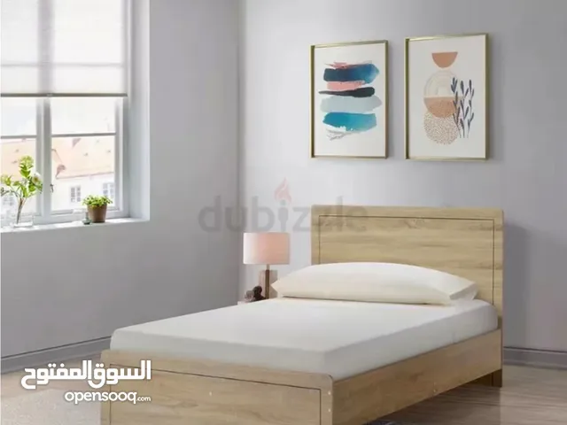 2 single bed frame and mattress.  Shoe cabinet with 2 doors.   2 night stand with open shelves