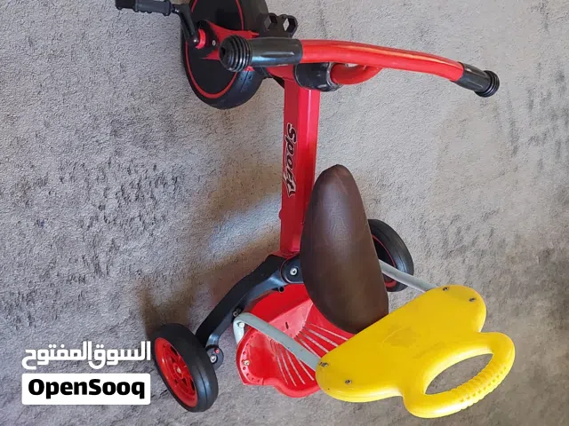 بسكليتات اطفال ثلاثيه مستعمله عدد 3