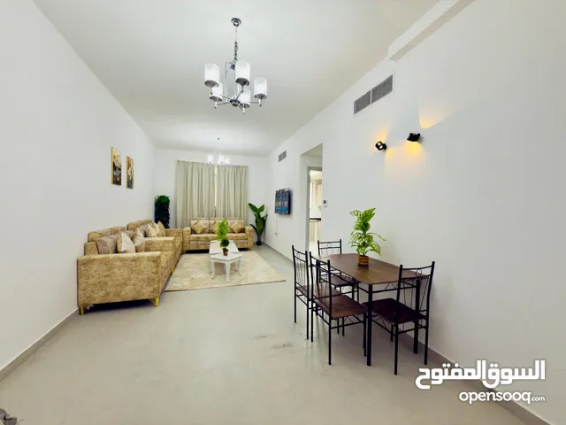 F3 / للايجار الشهري في عجمان - غرفة وصالة - فرش جديد بالكامل - شامل جميع الفواتير - موقع حيوي وسياحي
