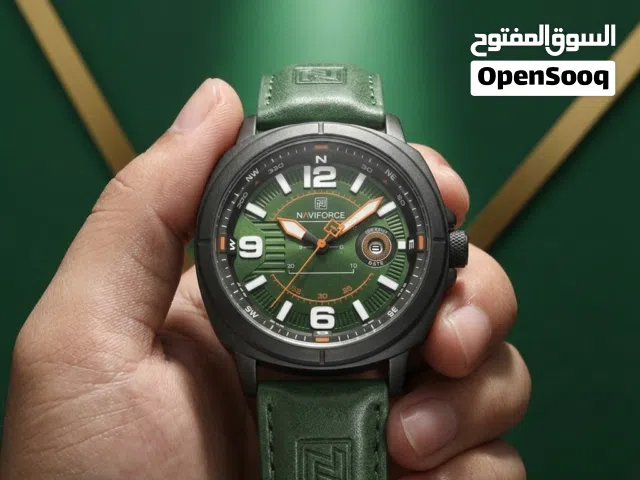 الأناقة والاعتمادية ساعة : NAVIFORCE بسعر حصري مع كفالة سنه (القطعه الأخيره )