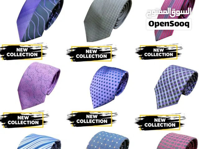 ربطة رجالي عدد 5 فقط ب 10 دنانير  عدة موديلات  من الربطات وعدة الوان مختلفه لتناسب جميع الاذواق