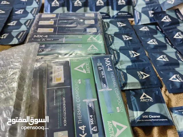 معجون حراري , Arctic MX-4 8g Thermal Paste ثمانية غرام بسعر الـ4!!! ووياه اقوى منديل تنظيف