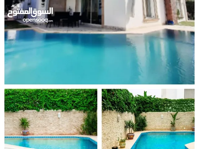 البحيره الاك 2 فيلا بالمسبح فندقية للكراء بالليله