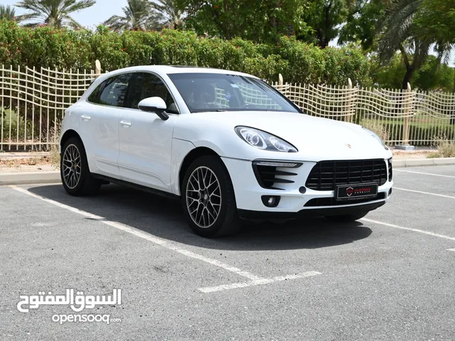 BEST DEAL - AGENCY MAINTAINED - PORCSHE MACAN S WITH PANAROMIC ROOF - RED INTERIOR - GCC
