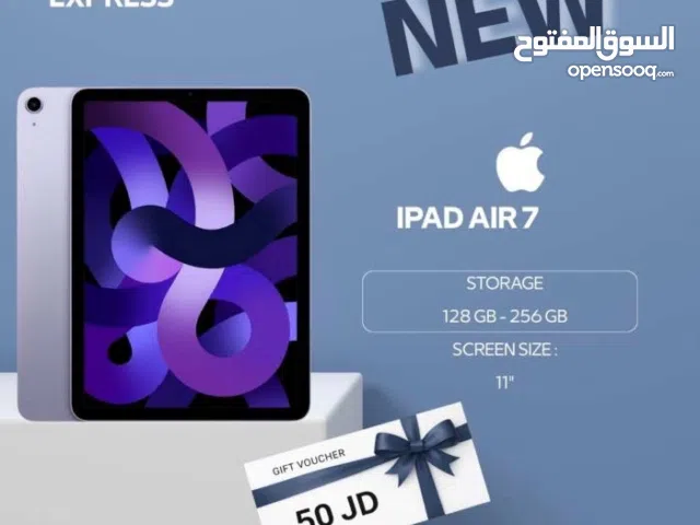 IPAD AIR 7 ( 128GB ) NEW /// ايباد اير 7 ذاكره 128 الجديد