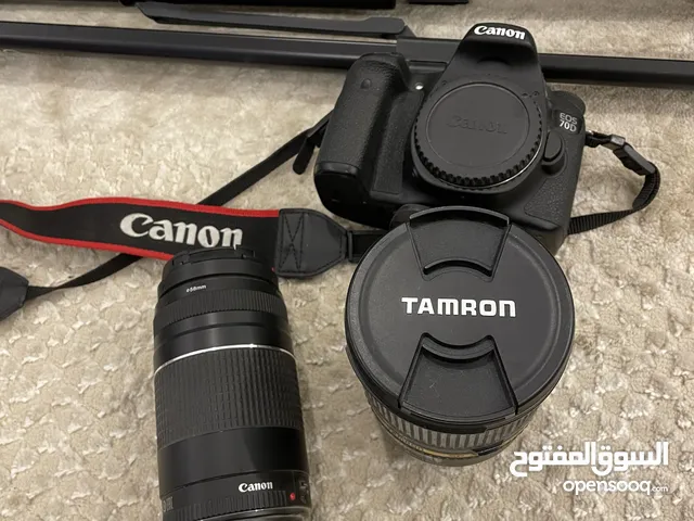 Canon EOS 70D Digital SLR Camera (Body Only) and 2 lenses