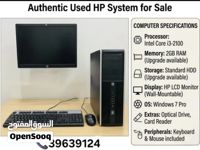 HP Desktop System for Sale