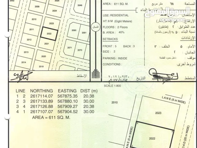 Residential Land for Sale in Al Batinah Al Masnaah