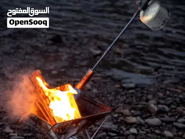 موقد غاز الاشعال الحطب