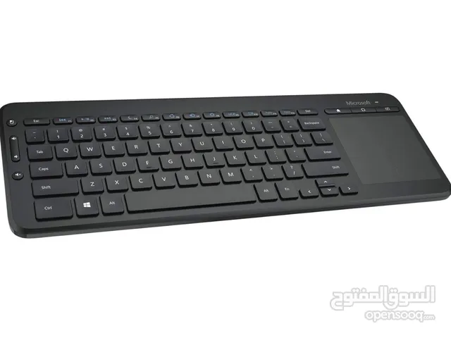 NEW Microsoft N9Z-00019 Wireless All -In-One Media Keyboard Black ( Arabic )