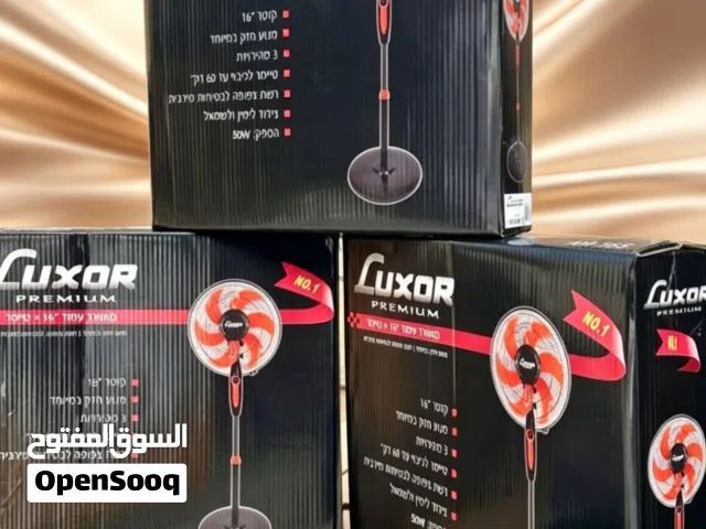 مروحة لوكسور 6 ريش الأصلية .. تبريد قوي ،هدوء أثناء التشغيل، توفير حقيقي بالكهرباء ،3 سرعات تحكم .