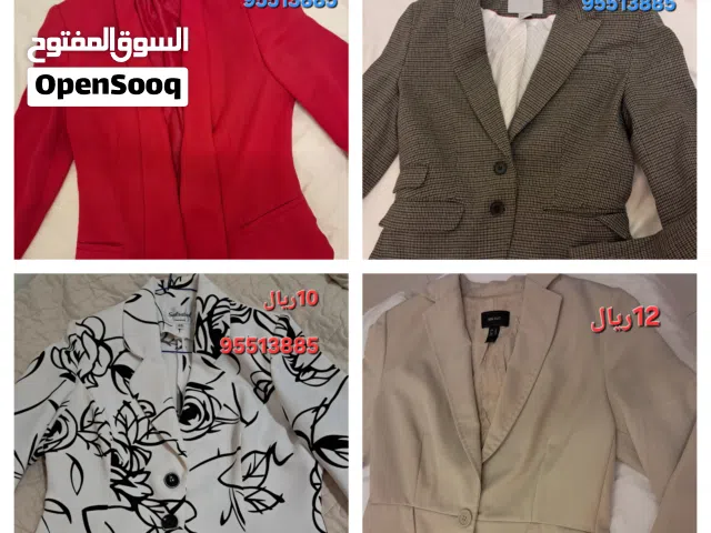 بدلات مستعمله مره وحده من براندات معروفه اصليه.
