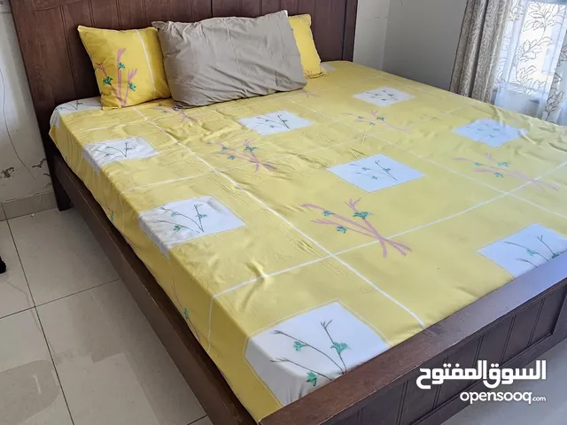 King size Wooden Bed with Orthopedic Mattress for sale