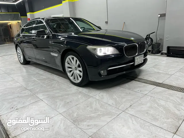 BMW750i 2014 تون تيربو اعلى مواصفات رقم بغداد مميز بدون صبغ بيع او مراوس