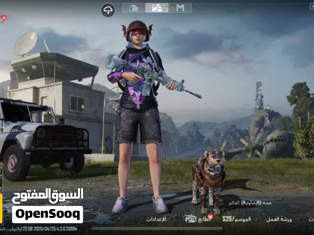 حساب ببجي للبيع