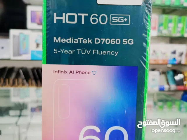 MOBILE INFINIX HOT 60 5G 6 GB RAM 128 GB STORAGE (NEW)