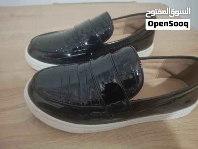 كندرة كحله موديل Gordon Rush Shoes kids 10 Penny Loafers Black Leather Casual Slip On Moc Toeالاطفال