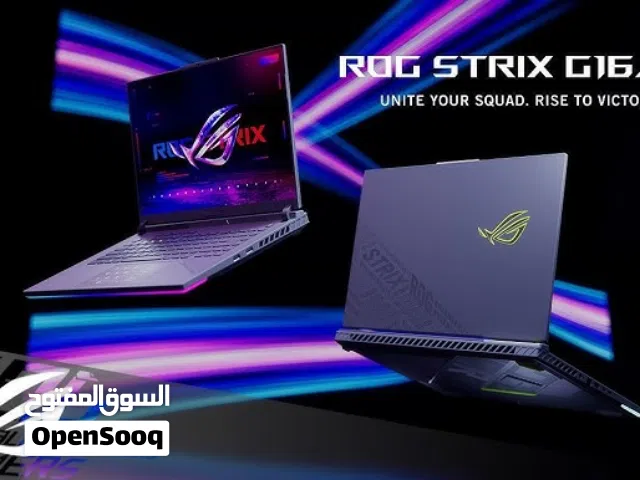 لابتوب asus rog g16 ultra 9 rtx 5070ti 32 ram اعلى صنف واحدث جيل