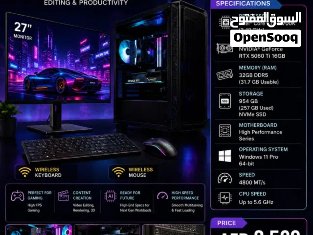“RTX Gaming PC i7-14700K  32GB DDR5  Under Warranty  Like New”