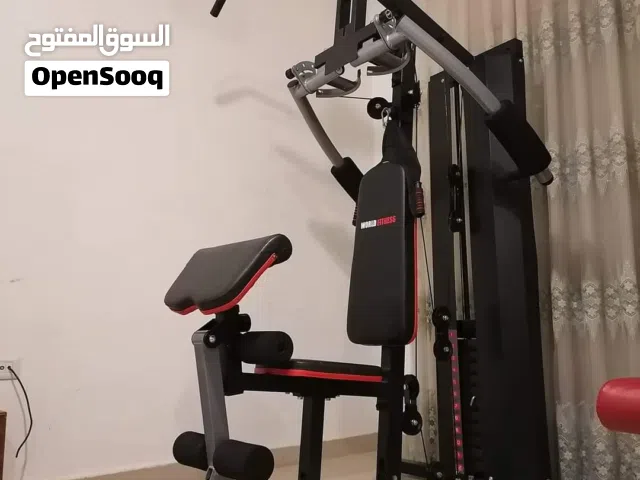 جهاز هوم جم اصلي مع أوزان 70 كيلو وأكثر من 25 تمرين جديد بالكرتونه
