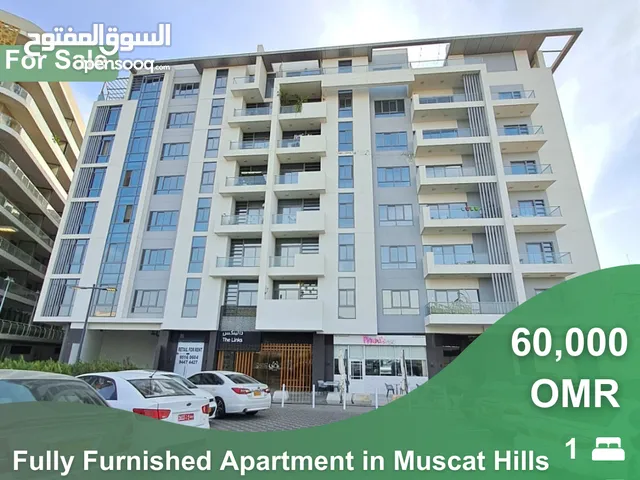 Fully Furnished Apartment for Sale in Muscat Hills  REF 449MB