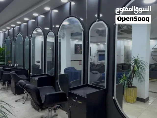 متوفر للإيجار في الطويسة صالون نسائي مؤثث بالكامل
