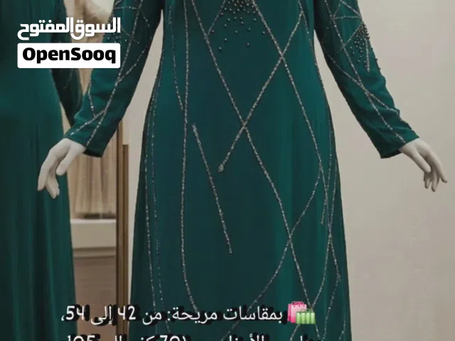 فستان حفلات كريب تركي منسدل