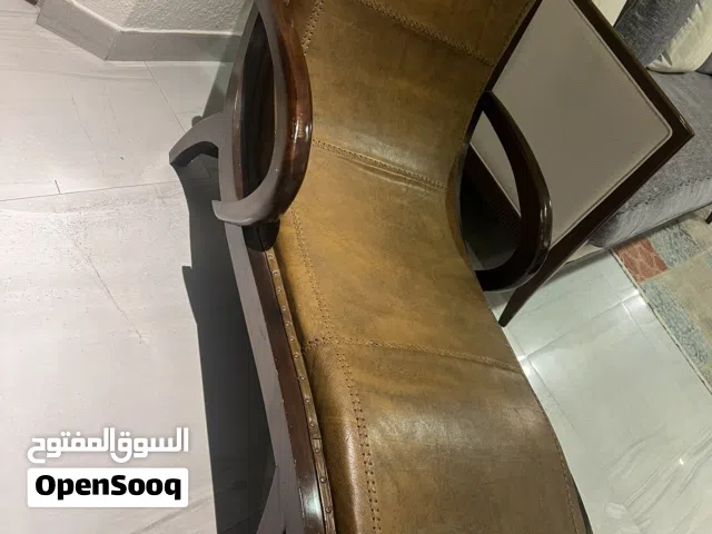 كرسي استرخاء جلدي