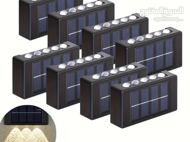 8PCS Solar Wall Lights – Warm Glow for Your Outdoor Elegance!